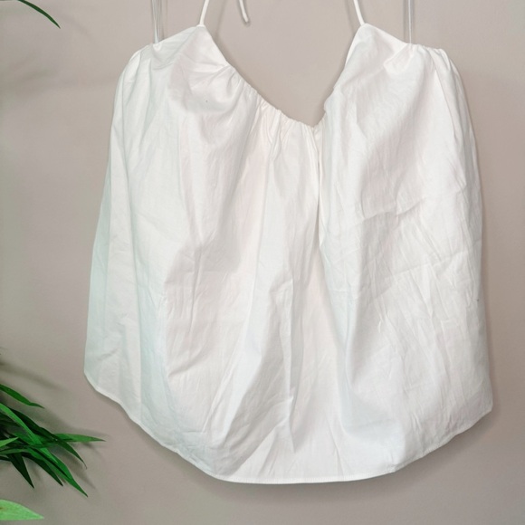 Reformation Addy Square-Neck Halter Top NWT in White Large - Picture 5 of 11